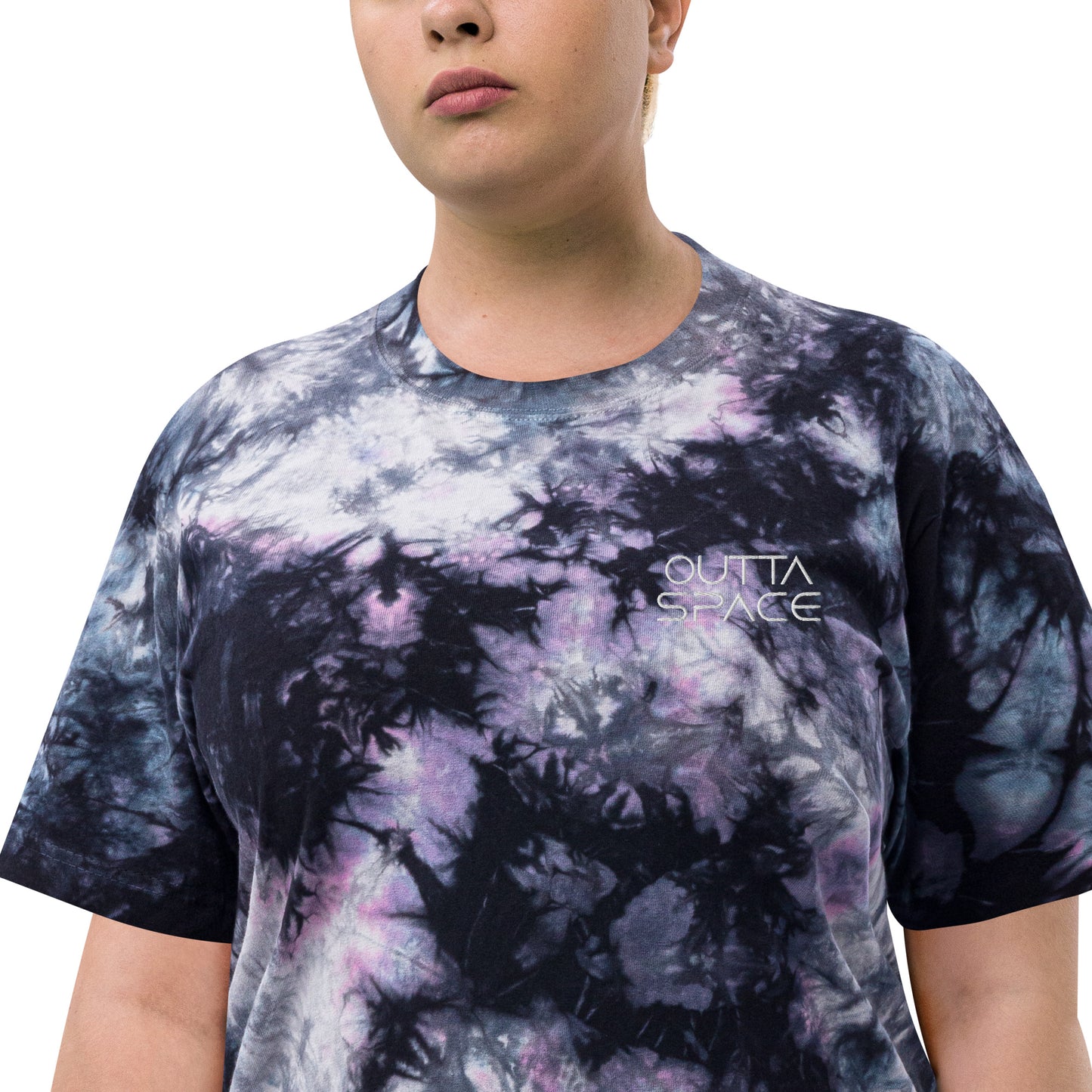 Outta Space Oversized Unisex Tie-Dye Tee