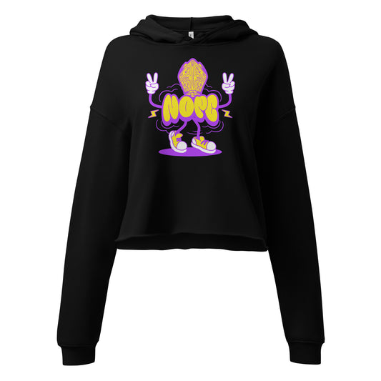 Nope Pope Crop Hoodie