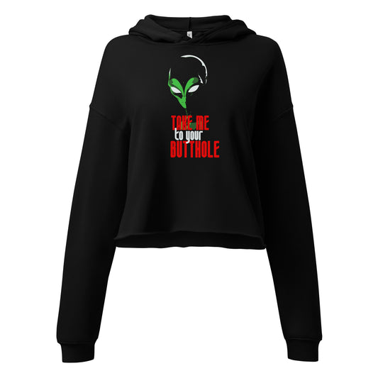 Alien Invasion Crop Hoodie