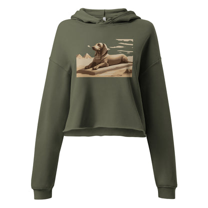 King Pup Crop Hoodie