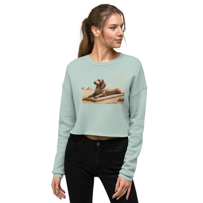 King Pup Crop Sweatshirt