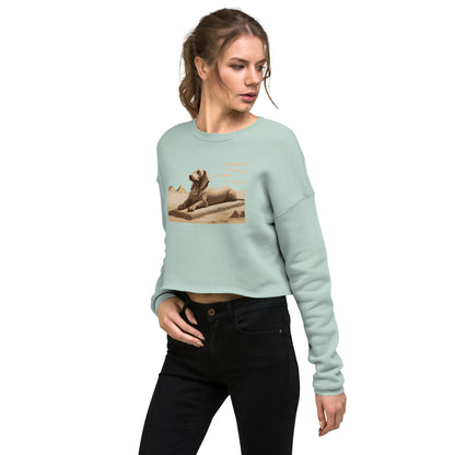 King Pup Crop Sweatshirt